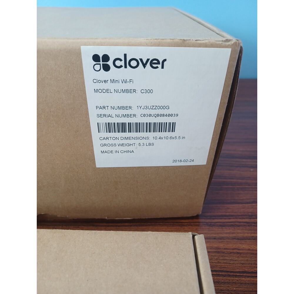 Clover Mini Wifi C300 Card Reader POS System